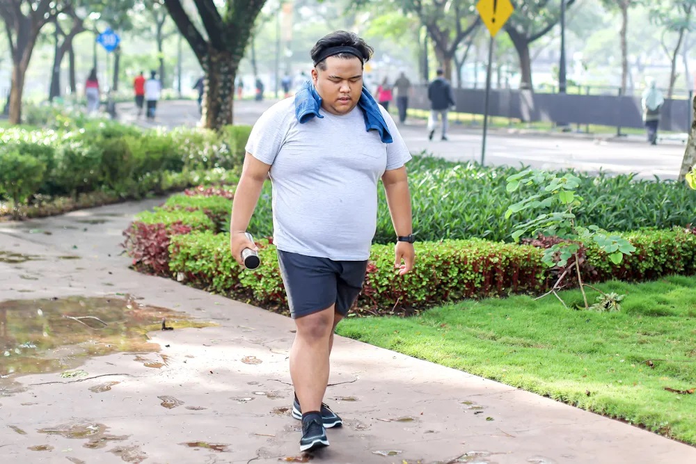 Man exercising